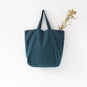 Linen Tales Deep Water Linen Big‎ Bag